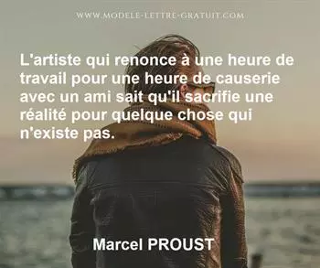 Citation de Marcel PROUST