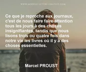 Citation de Marcel PROUST