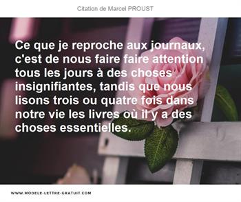 Citations Marcel PROUST