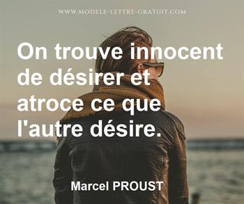 Citation de Marcel PROUST