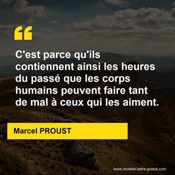 Citation de Marcel PROUST