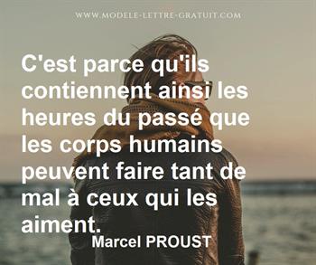 Citation de Marcel PROUST