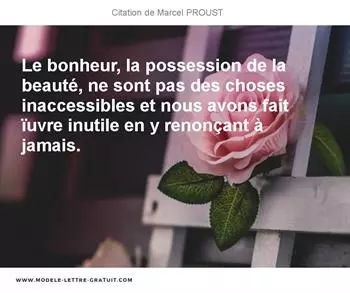 Citations Marcel PROUST