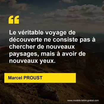Citation Marcel PROUST