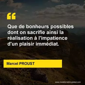 Citation Marcel PROUST