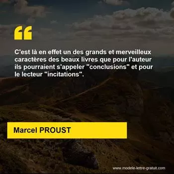 Citation Marcel PROUST