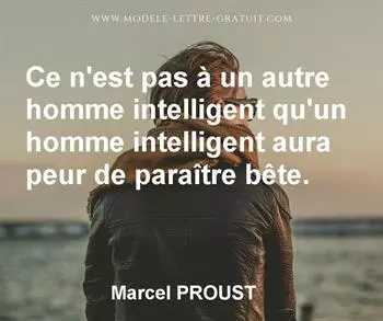 Citation de Marcel PROUST