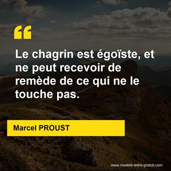 Citation de Marcel PROUST