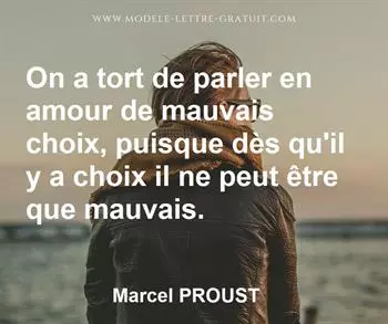 Citation de Marcel PROUST