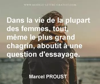 Citation de Marcel PROUST