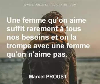 Citation de Marcel PROUST