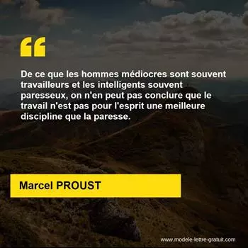 Citation Marcel PROUST