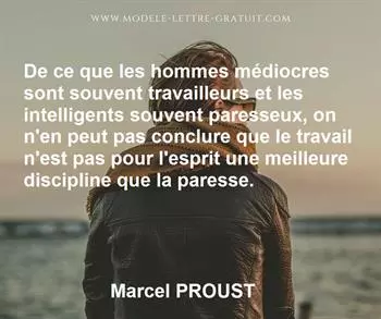 Citation de Marcel PROUST