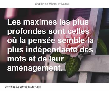 Citations Marcel PROUST
