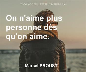 Citation de Marcel PROUST