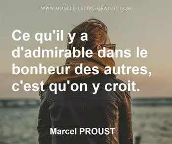 Citation de Marcel PROUST