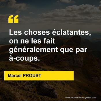 Citation de Marcel PROUST