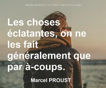 Citation de Marcel PROUST