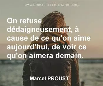 Citation de Marcel PROUST