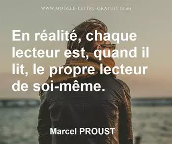 Citation de Marcel PROUST