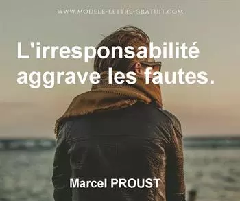 Citation de Marcel PROUST