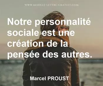Citation de Marcel PROUST
