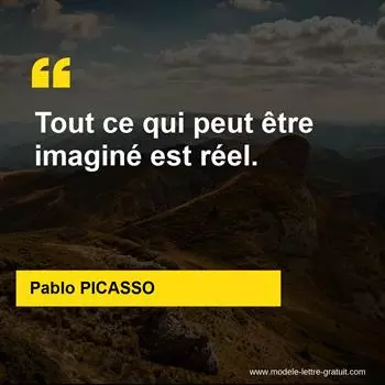 Citation Pablo PICASSO