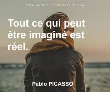 Citation de Pablo PICASSO