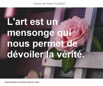 Citations Pablo PICASSO