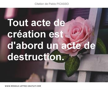 Citations Pablo PICASSO