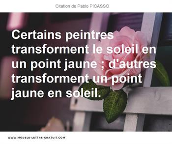 Citations Pablo PICASSO