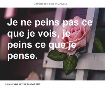 Citations Pablo PICASSO