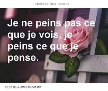 Citations Pablo PICASSO