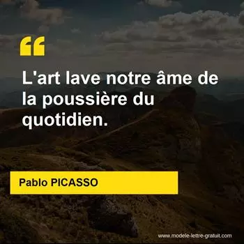 Citation Pablo PICASSO