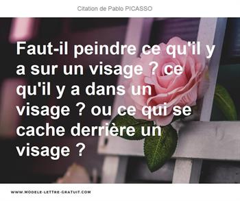 Citations Pablo PICASSO