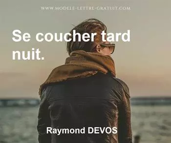 Citation de Raymond DEVOS