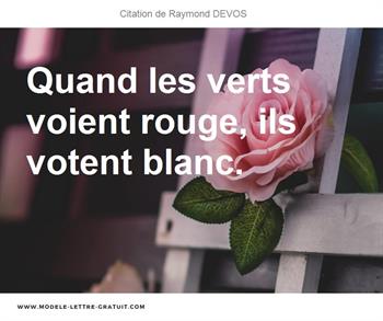 Citations Raymond DEVOS