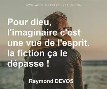 Citation de Raymond DEVOS