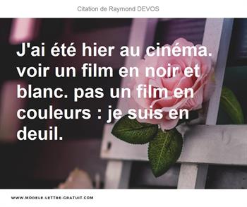 Citations Raymond DEVOS