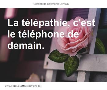 Citations Raymond DEVOS