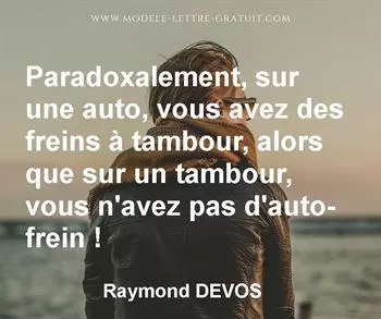 Citation de Raymond DEVOS