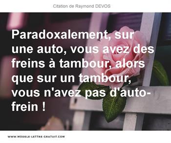 Citations Raymond DEVOS