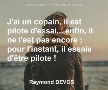 Citation de Raymond DEVOS