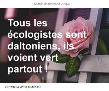 Citations Raymond DEVOS