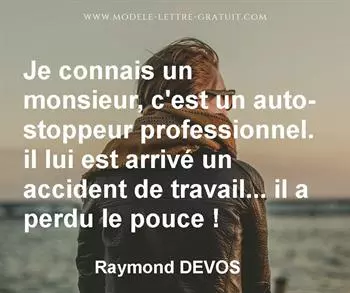 Citation de Raymond DEVOS