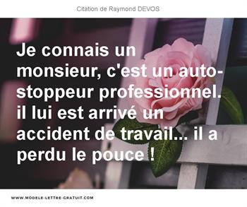 Citations Raymond DEVOS