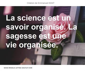 Citations Emmanuel KANT