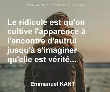 Citation de Emmanuel KANT