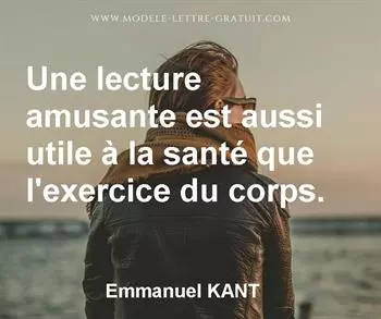 Citation de Emmanuel KANT