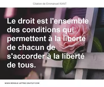 Citations Emmanuel KANT